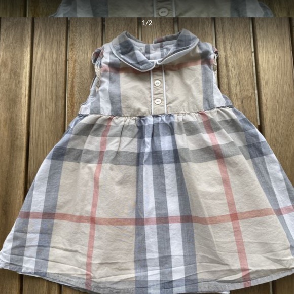 Burberry Other - Dress Burberry sleeveless 1 month beige